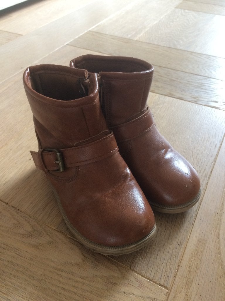 Leuke nog erg net bruine cognac kleurige laarsjes Okidoki 23, Meisje, Ophalen of Verzenden, Okidoki, Laarzen