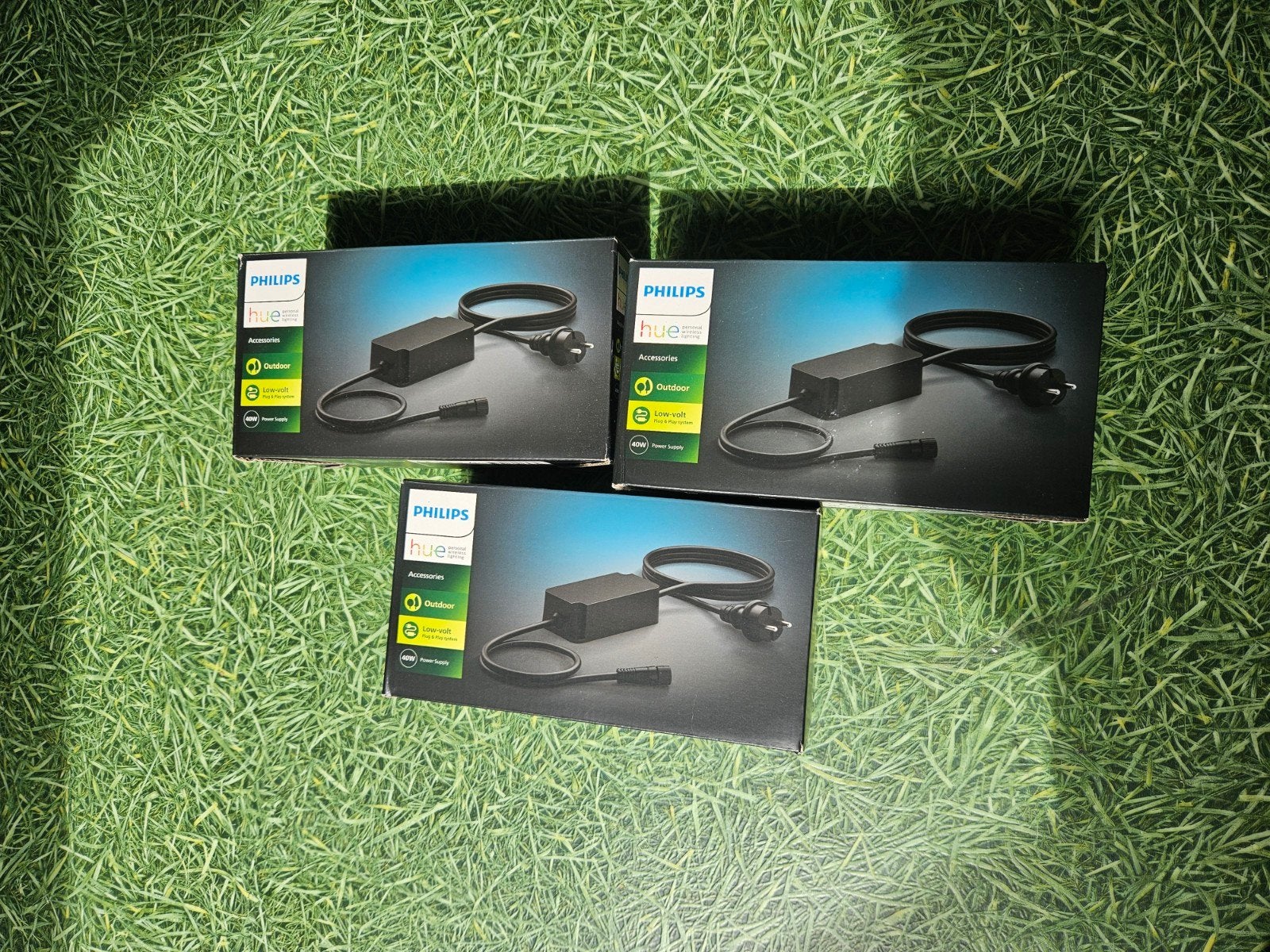 Philips Hue Outdoor Voeding 40W - Nieuw in doos (3 stuks), Waterbestendig, Kunststof, Overige typen, Nieuw