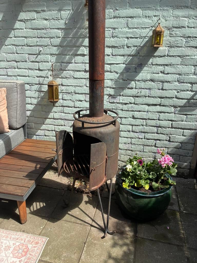 Buiten kachel, Ophalen, Gebruikt
