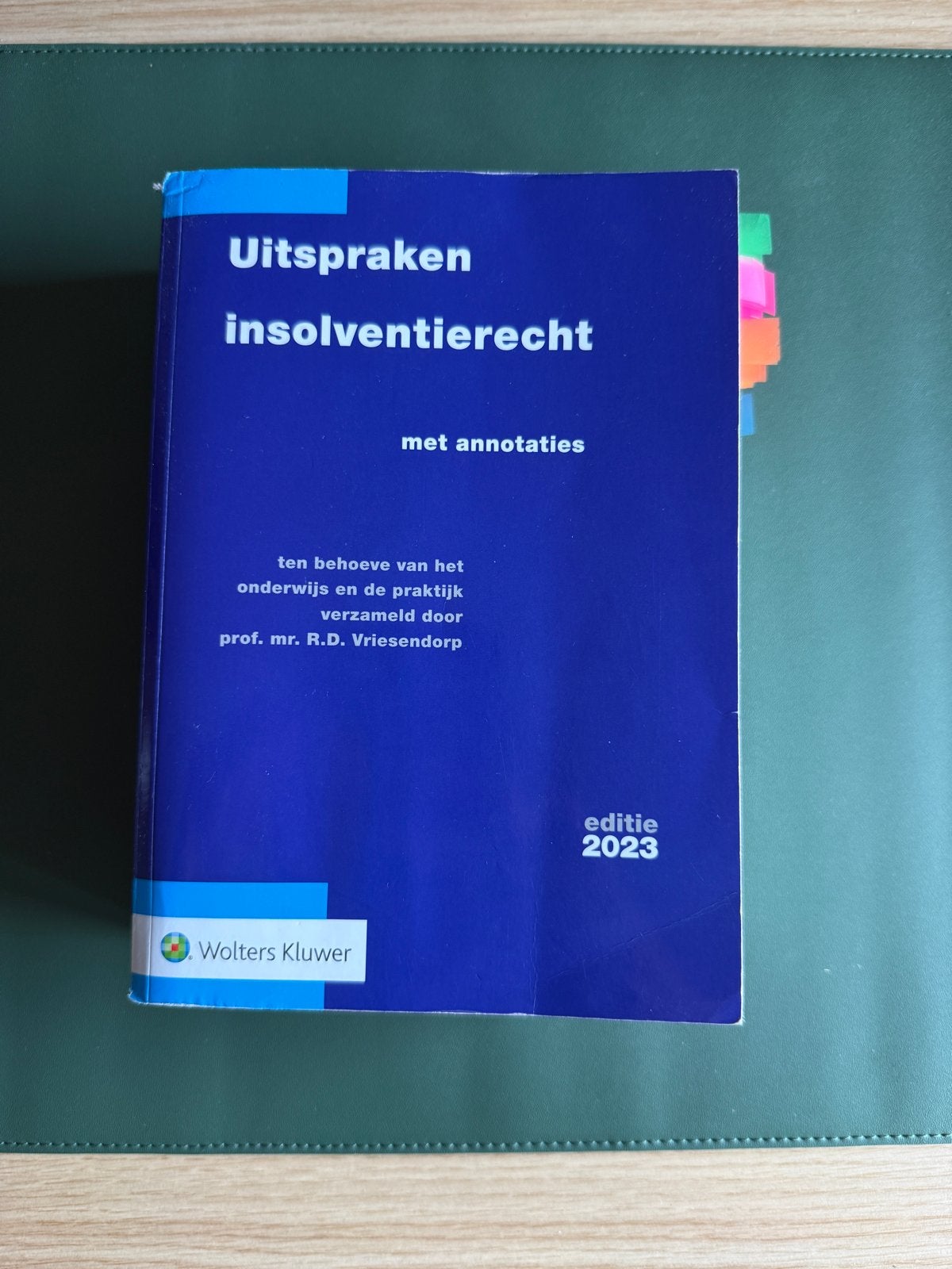 Uitspraken Insolventierecht met annotaties - editie 2023, Ophalen of Verzenden, Gamma, Zo goed als nieuw, WO