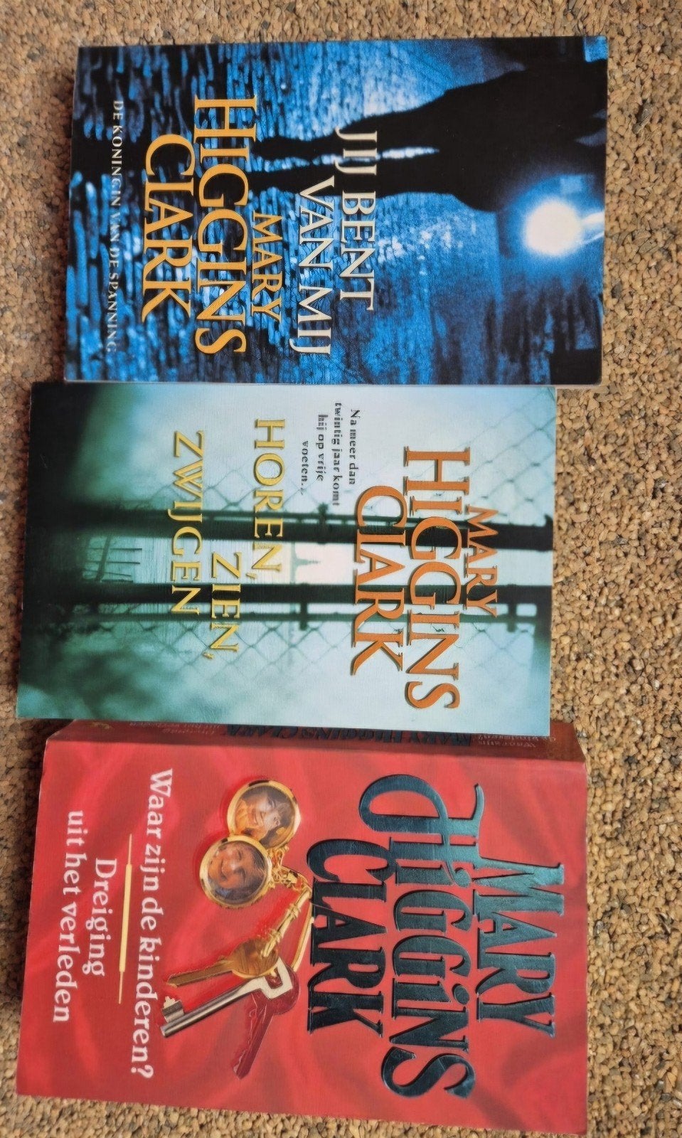 3 Mary Higgins Clark boeken: Spanning en mysterie, Boeken, Ophalen of Verzenden, Gelezen, Mary Higgins Clark