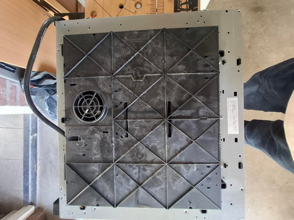 Bosch inductie kookplaat, Witgoed en Apparatuur, Ophalen, Gebruikt, 4 kookzones, Inbouw