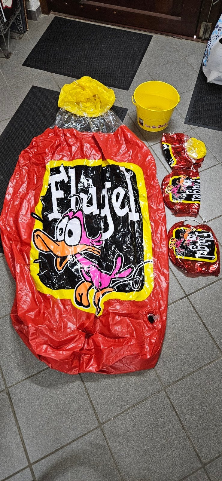 Opblaasbare flugelfles, Ophalen of Verzenden