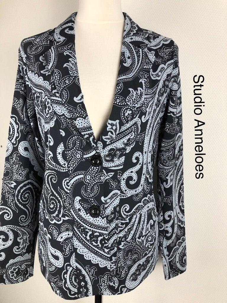 Studio Anneloes Blazer  (mt: 40) 17,2/7656, Maat 38/40 (M), Studio Anneloes, Blauw, Studio Anneloes