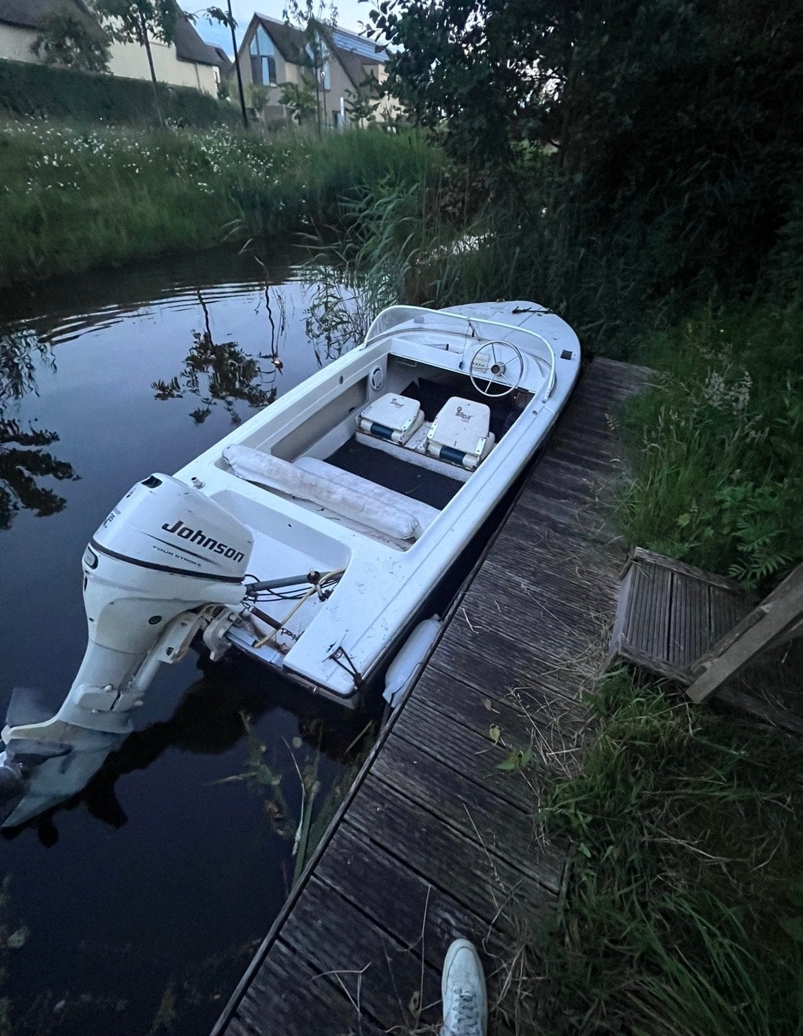 Vega boot met Johnson 25pk  buitenboordmotor, Overige merken, Gebruikt, Ophalen of Verzenden, Minder dan 70 pk