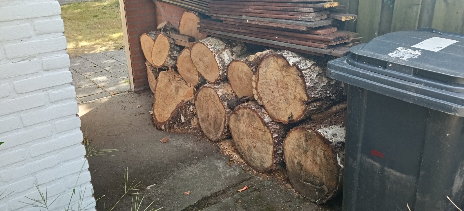haardhout gemengd +/- 1,5 kuub, Tuin en Terras, Haardhout, Minder dan 3 m³, Ophalen, Overige houtsoorten