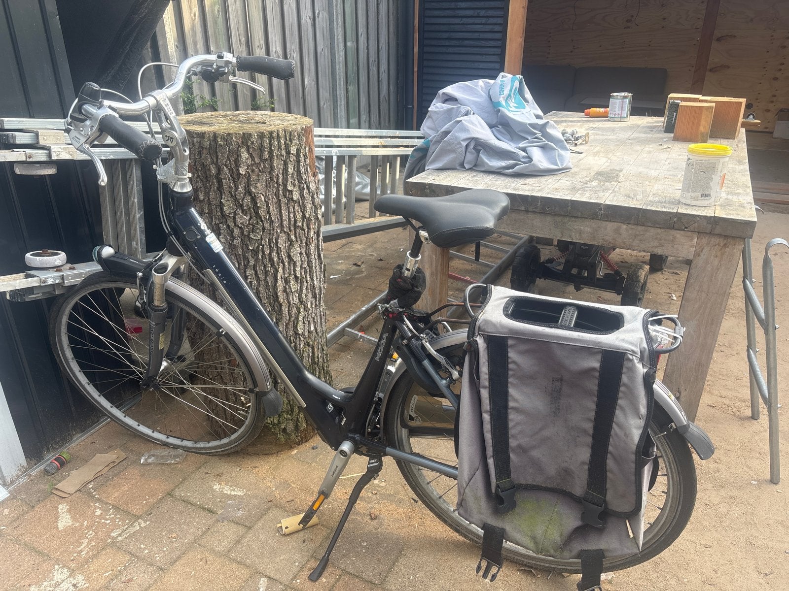 Kroegfiets (voorheen e-bike) zonder accu, Fietsen en Brommers, Velgrem, Versnellingen, Ophalen, Overige merken