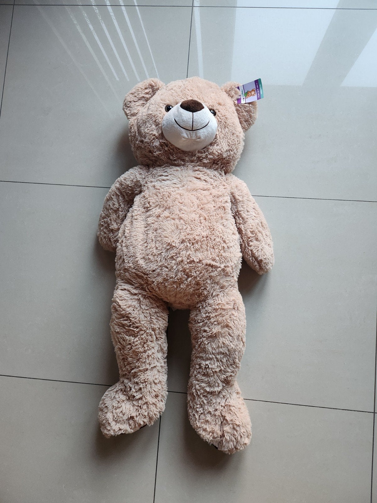 Grote knuffelbeer 100 cm, Ophalen, Nieuw, Beer