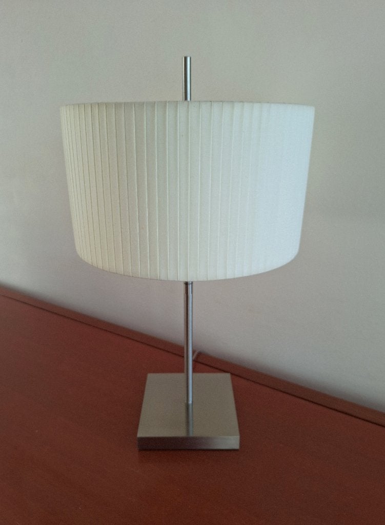 DESIGN PHILIPS LIRIO TAFELLAMP, 50 tot 75 cm, Ophalen of Verzenden, Zo goed als nieuw, Stof