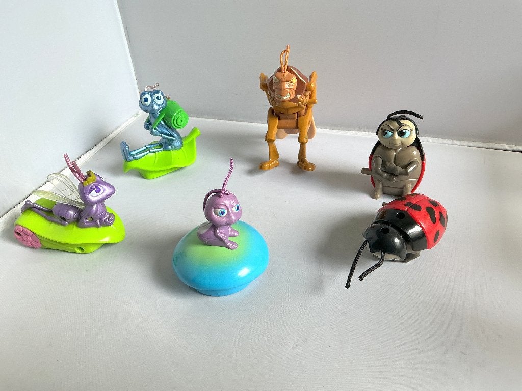 McDonalds 1999 # Luizenleven (4x), Ophalen of Verzenden, Overige figuren, Zo goed als nieuw, Beeldje of Figuurtje