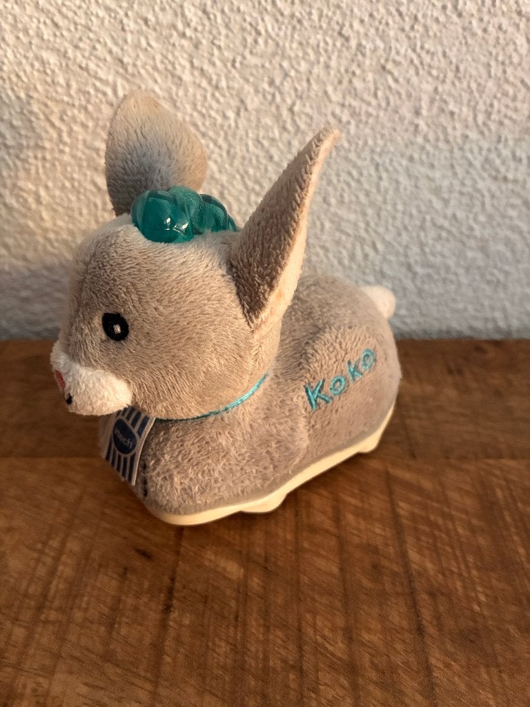 Vtech Zoef Zoef dieren Koko Konijn Licht en geluid Goede st., Ophalen of Verzenden, Gebruikt, 6 maanden tot 2 jaar