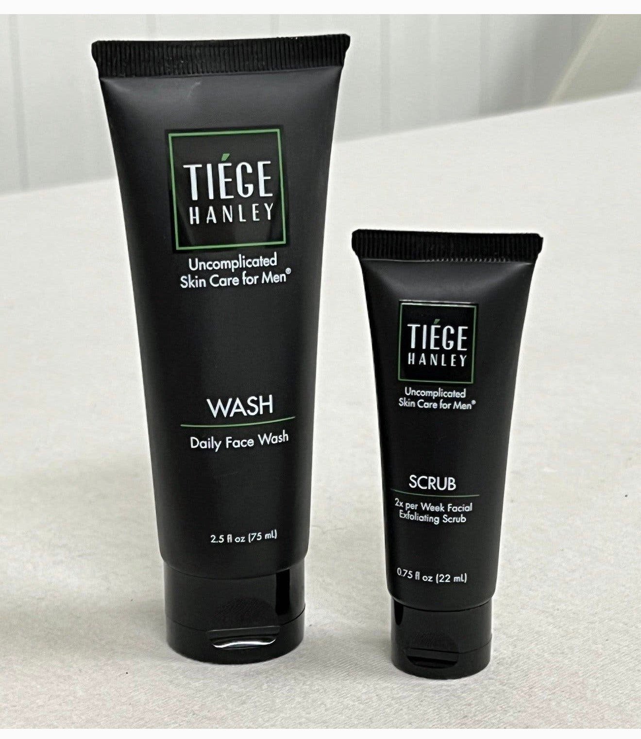 Tiege Hanley Daily face wash + scrub gezichtsreiniging man, P, Gehele gezicht, P, P