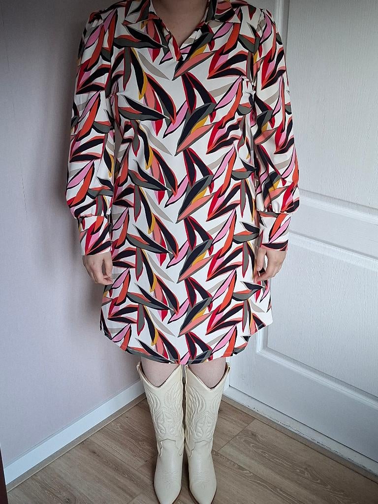 Travelstof jurk Zoso, Kleding | Dames, Overige kleuren, Maat 42/44 (L), Nieuw, Ophalen of Verzenden