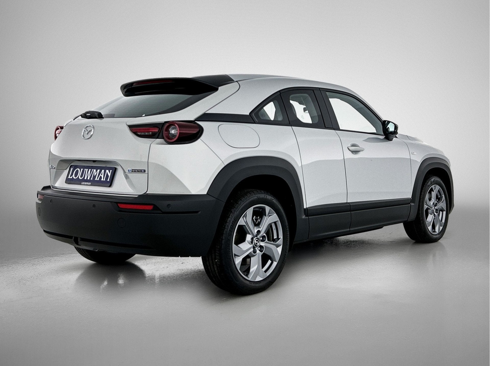 Mazda MX-30 e-SkyActiv EV 145 Exclusive-line 36 kWh / Prijs, Auto's, Mazda, Stof, Zwart, 35 kWh, Wit