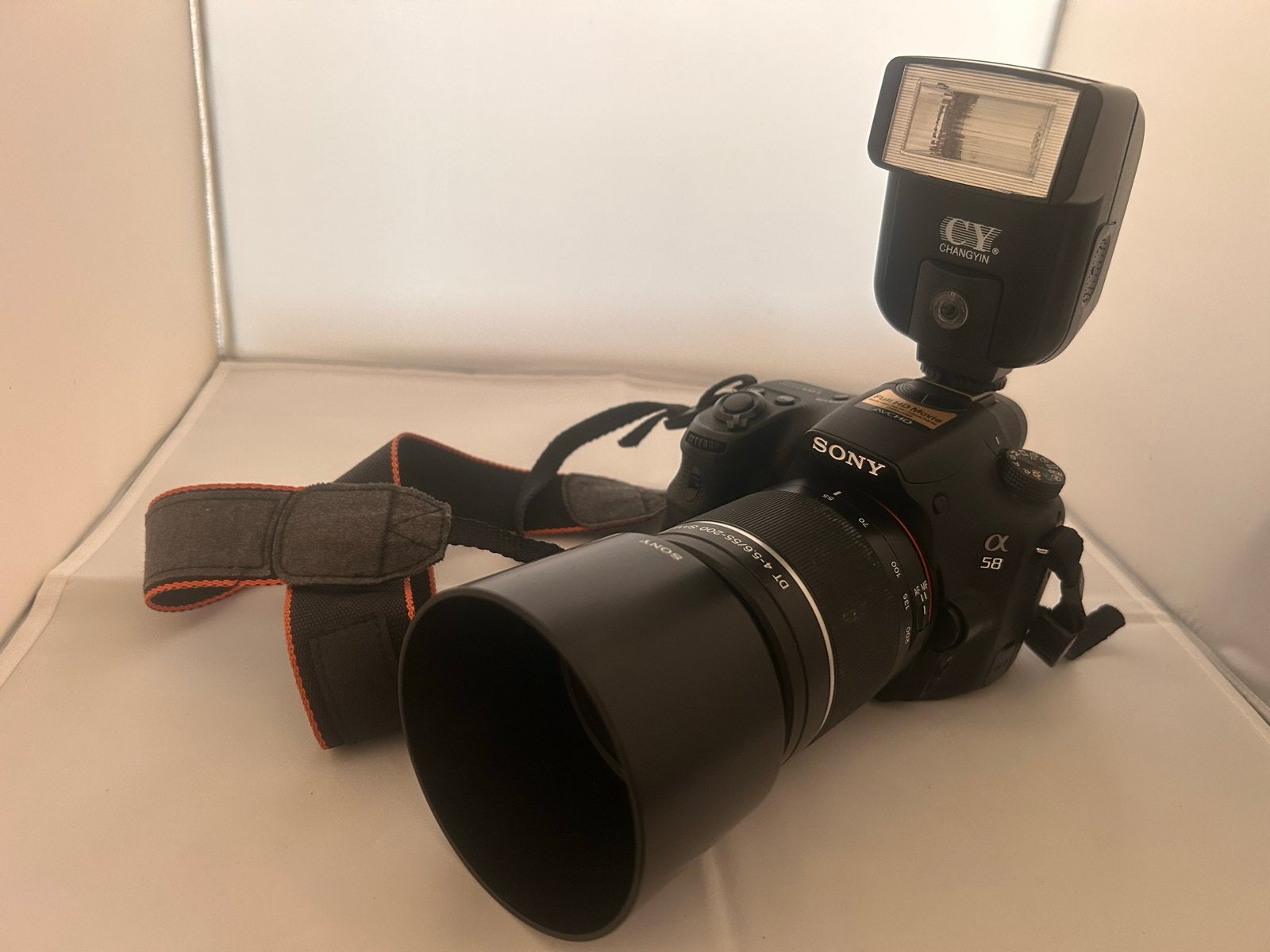 Sony SLT Alpha 58 set + accessoires en cameratas / A58, Ophalen, Gebruikt, Overige typen, Beeldstabilisatie