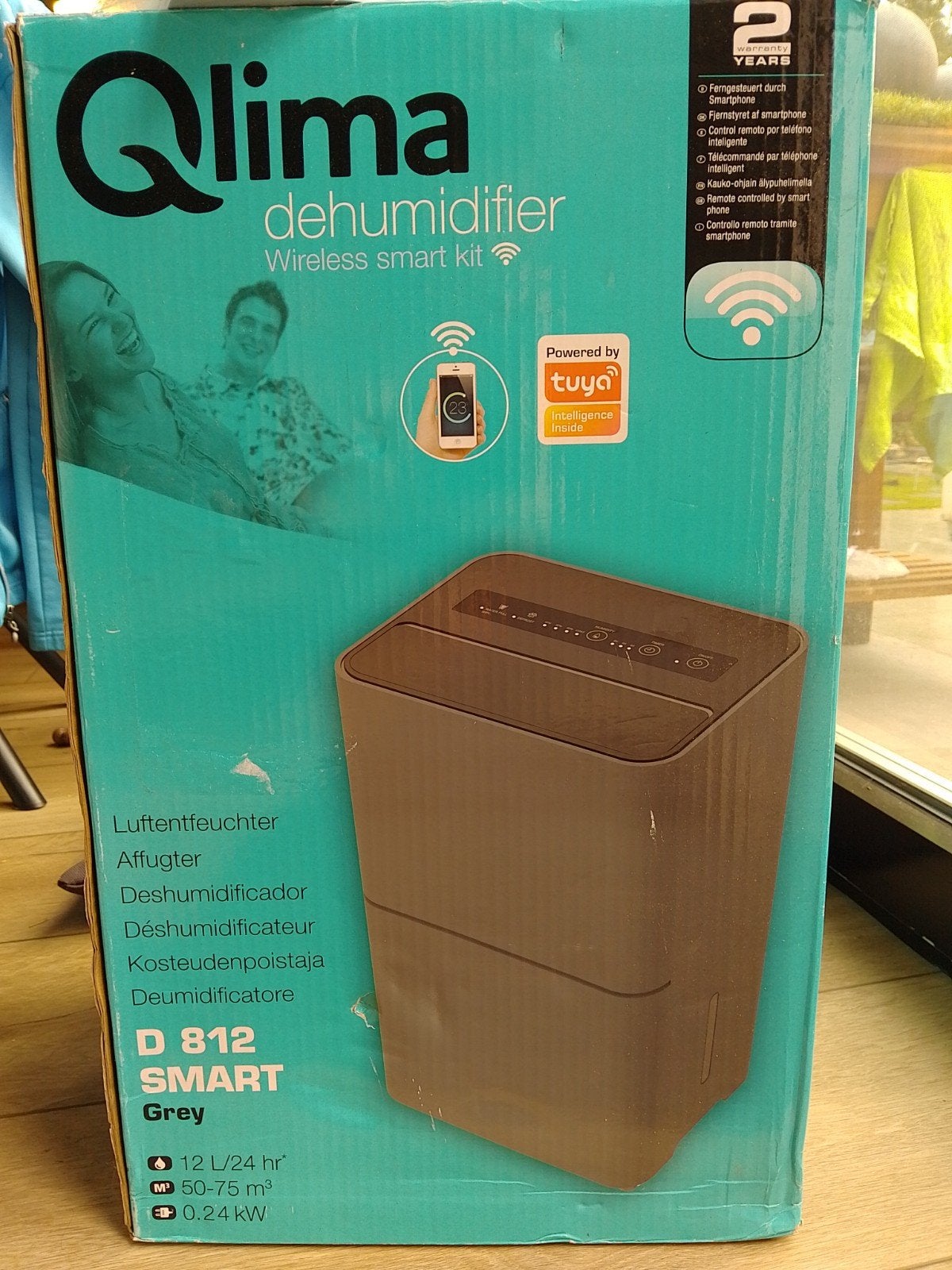 Qlima D 812 Smart ontvochtiger - zo goed als nieuw, Ophalen, Zo goed als nieuw, Luchtontvochter