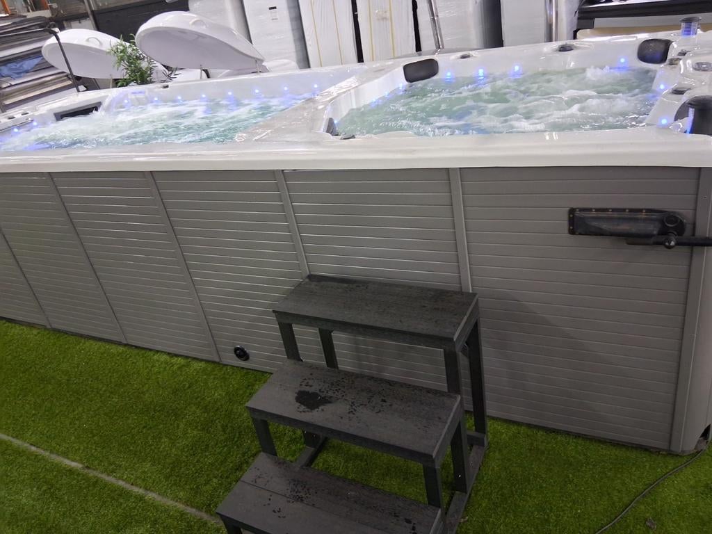 Zwemspa balboa dubbele swimspa Inclusief garantie, Tuin en Terras, Bubbelbaden en Hottubs, Ophalen of Verzenden, Filter