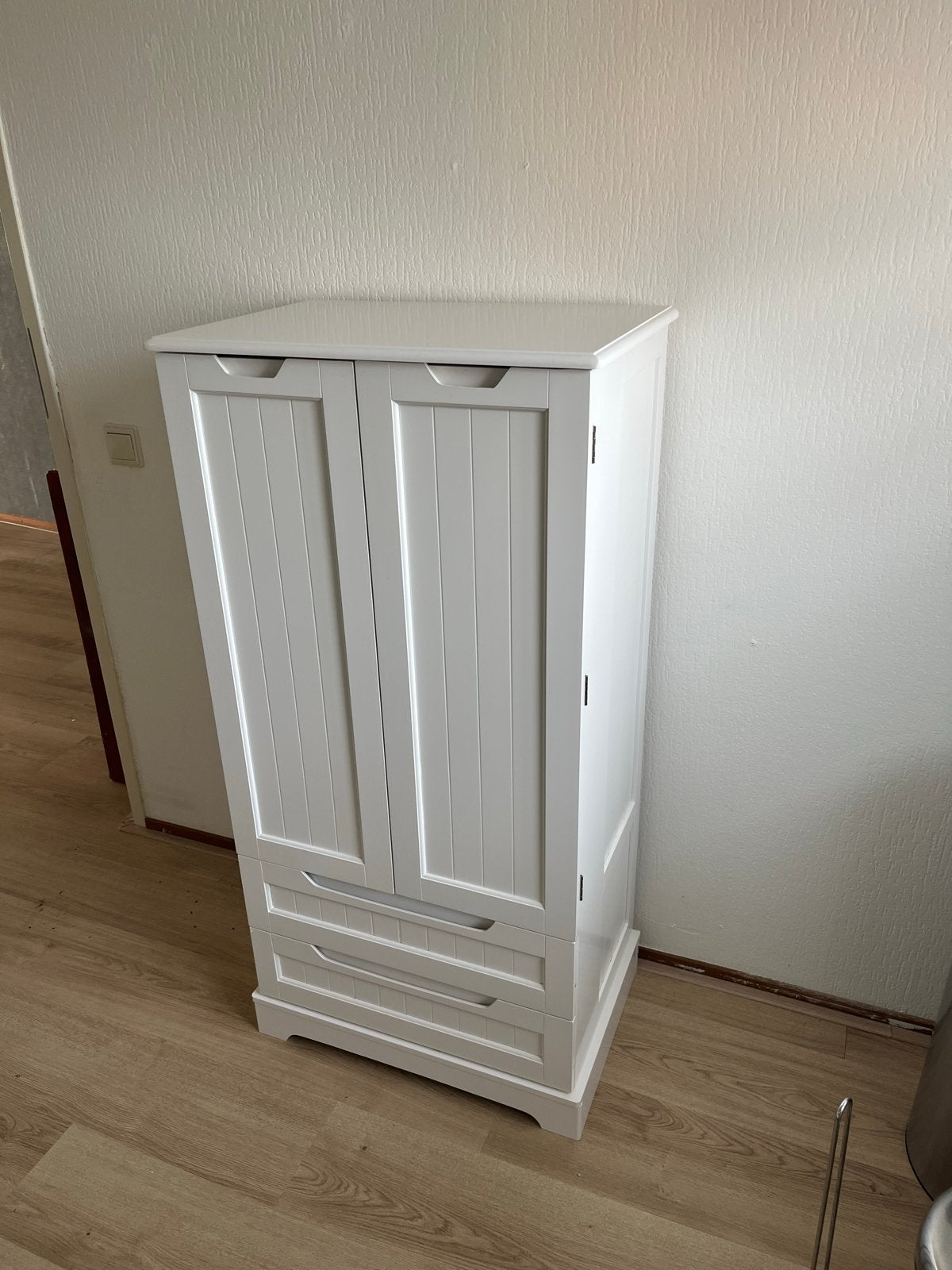 Witte kruidenkast  met planken en lades, Ophalen, Zo goed als nieuw
