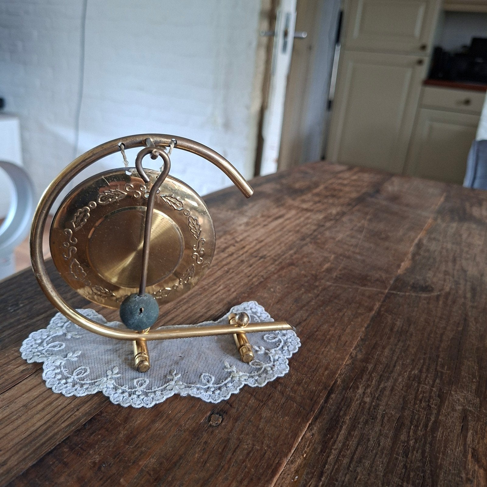 Koperen Gong van Vroeger 14 cm groot, Ophalen of Verzenden