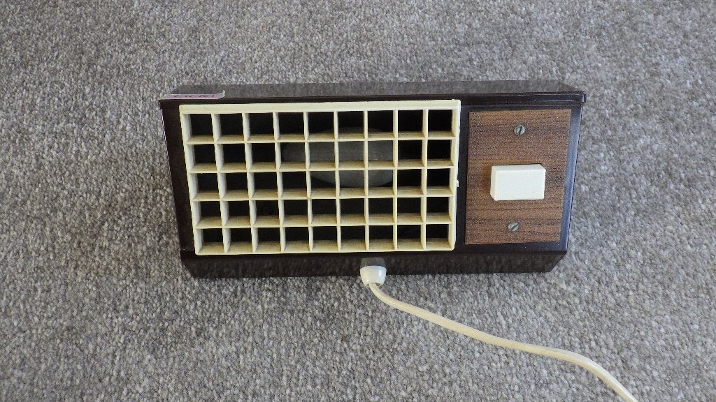 mooie retro Elidus kuben lamp (hans Agne Jakobsson), Ophalen of Verzenden, Gebruikt, Metaal, Wandlamp
