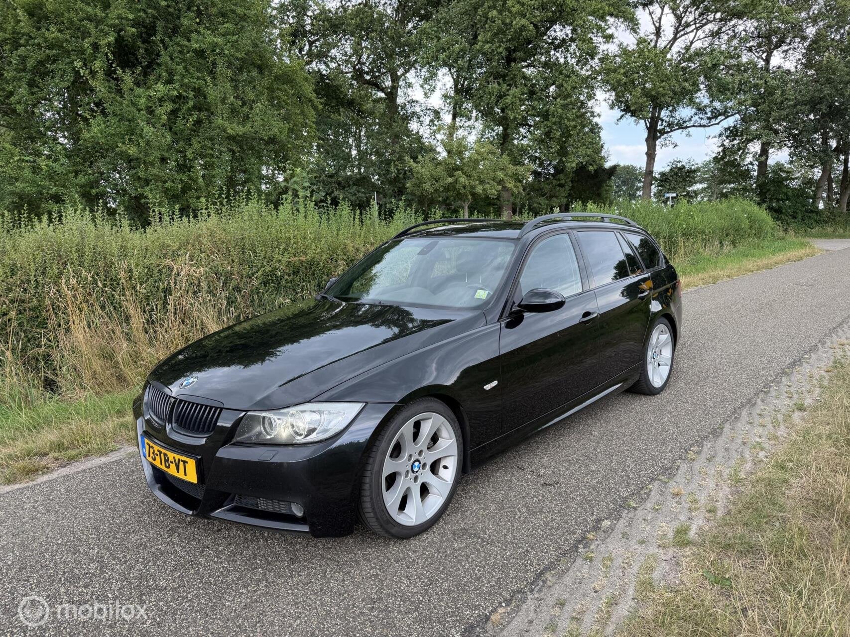 BMW 3-serie Touring 330d High Executive M-Pakket Xenon, Auto's, Achterwielaandrijving, 2993 cc, Zwart, Diesel
