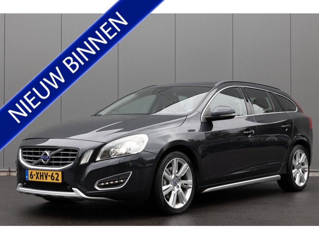 Volvo V60 2.0T | LEDER | TREKHAAK | NAVI | STOELVERWAMING, Auto's, Volvo, Euro 5, 1502 kg, 4 cilinders, Automatische klimaatregeling