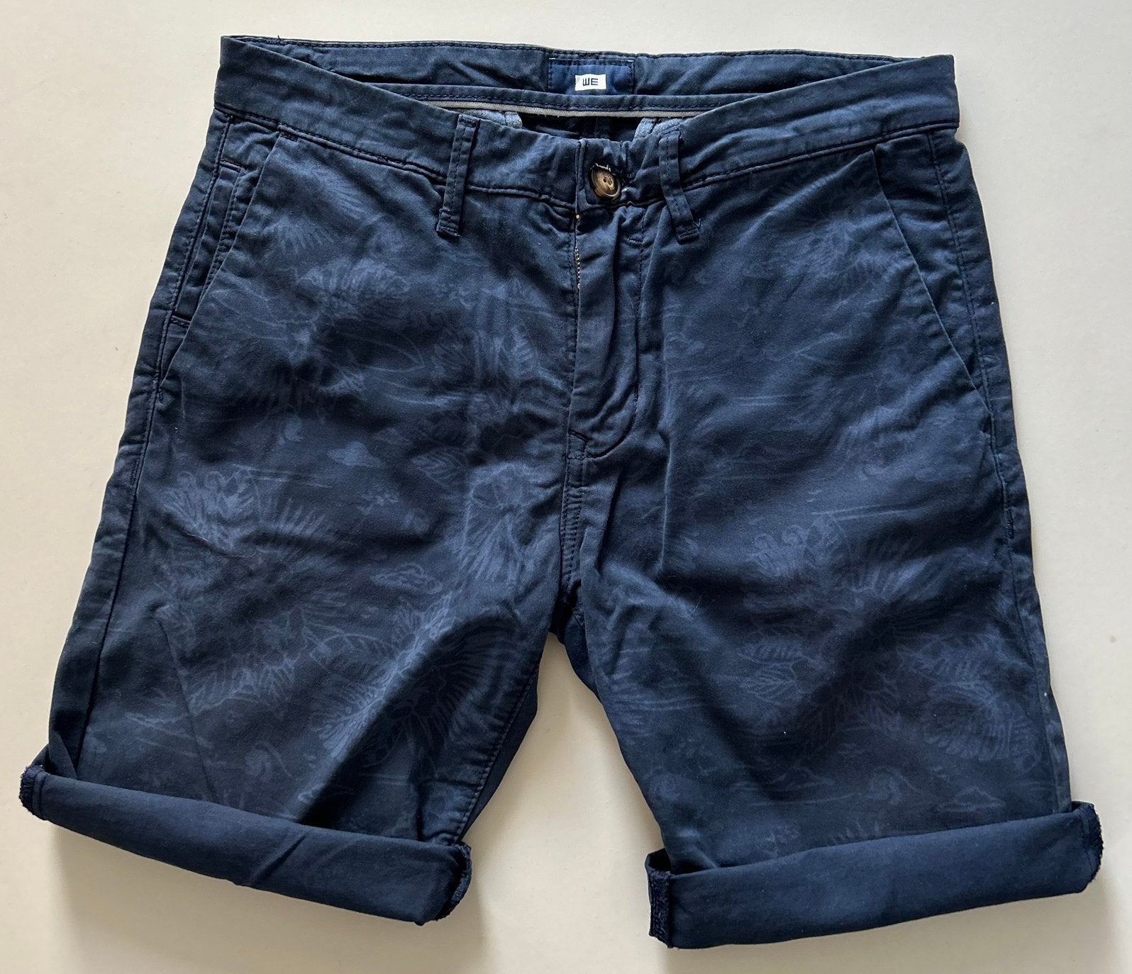 Esprit donkerblauwe short maat 30, Blauw, Overige maten, Ophalen of Verzenden, Zo goed als nieuw