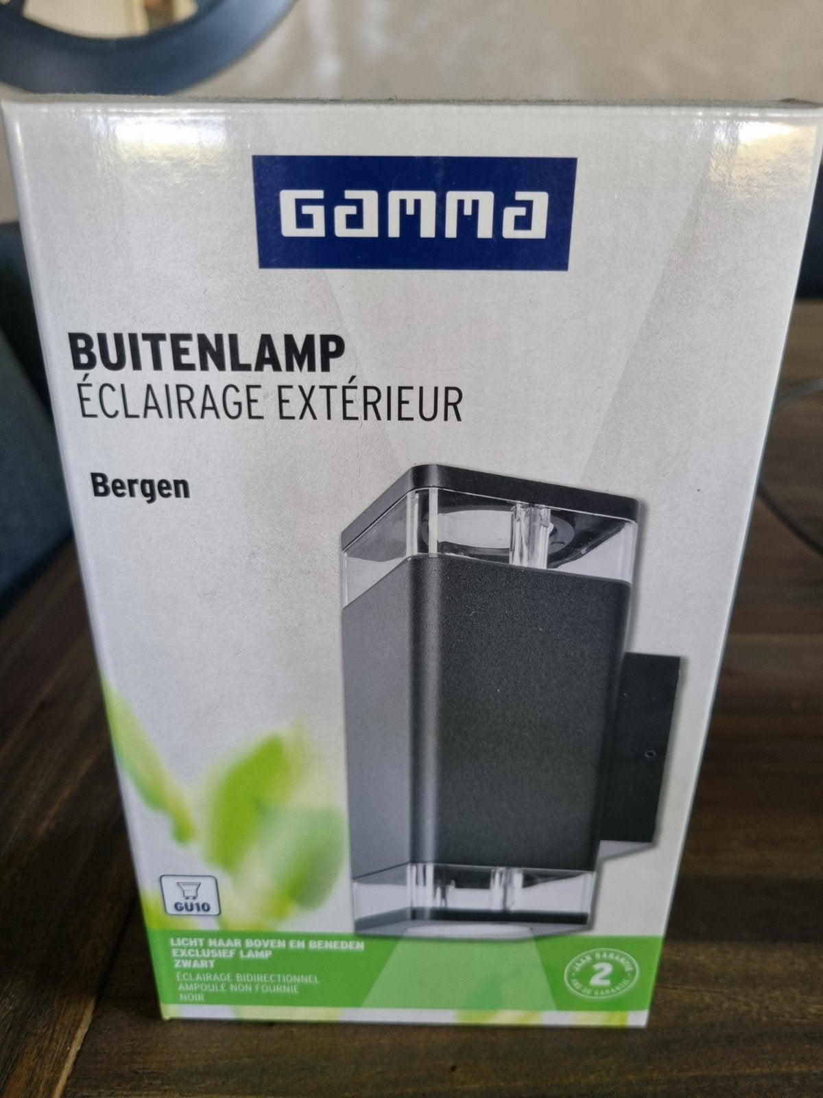 Gamma Buitenlamp Bergen - Up Down Licht Zwart, Kunststof, Minder dan 50 watt, Wandlamp, Nieuw