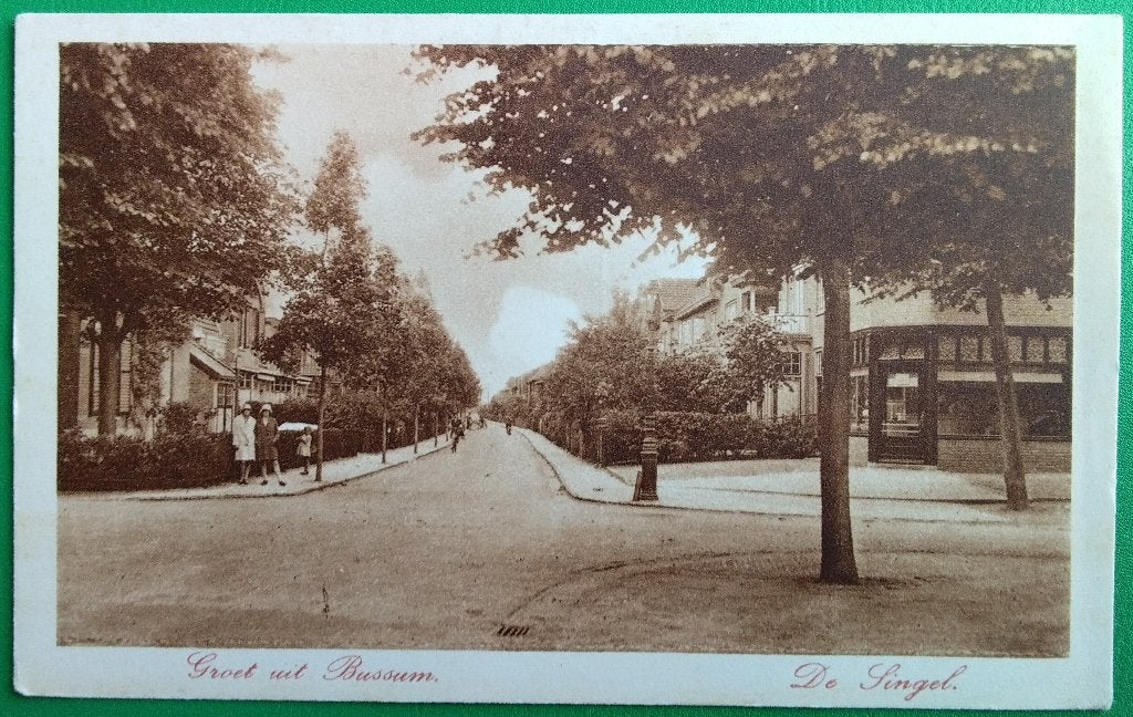 Bussum, De Singel. Klf, Verzenden, 1940 tot 1960, Ongelopen, Noord-Holland