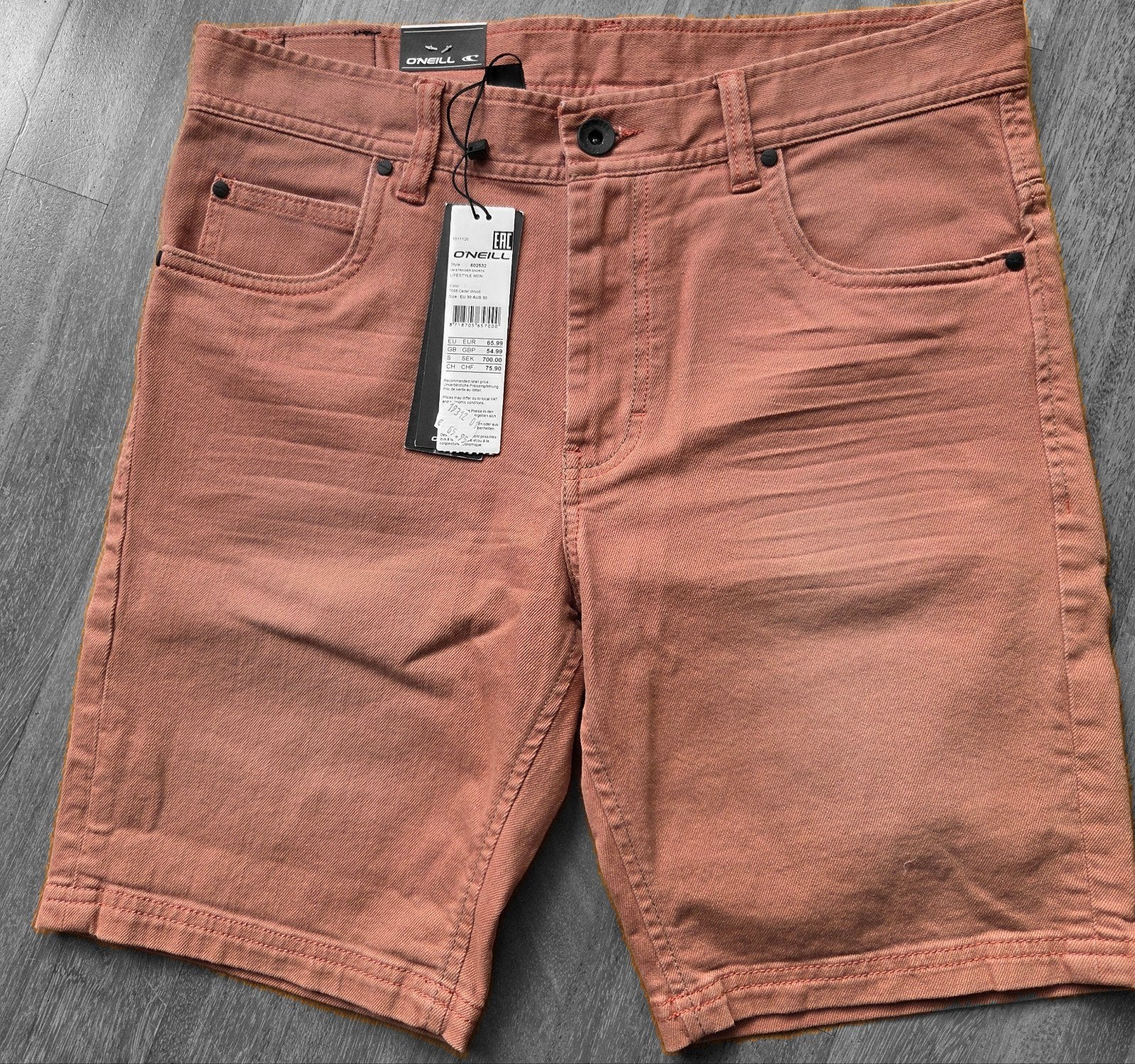 Heren kort broek, O'Neill LM Stringer short. 30, Bruin, O'Neill, Nieuw, Ophalen of Verzenden