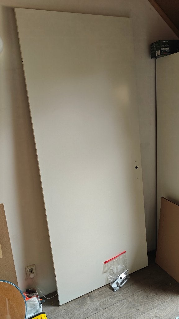 Svedex opdekdeur 231,5 x 93 cm, Doe-het-zelf en Verbouw, Deuren en Horren, Ophalen, 80 tot 100 cm, 215 cm of meer, Binnendeur