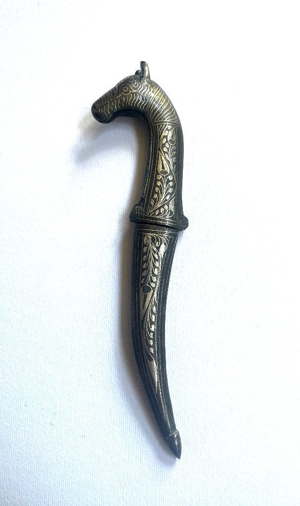 Antieke Damascus Persian Khanjar Knife Hand Forged, Ophalen of Verzenden