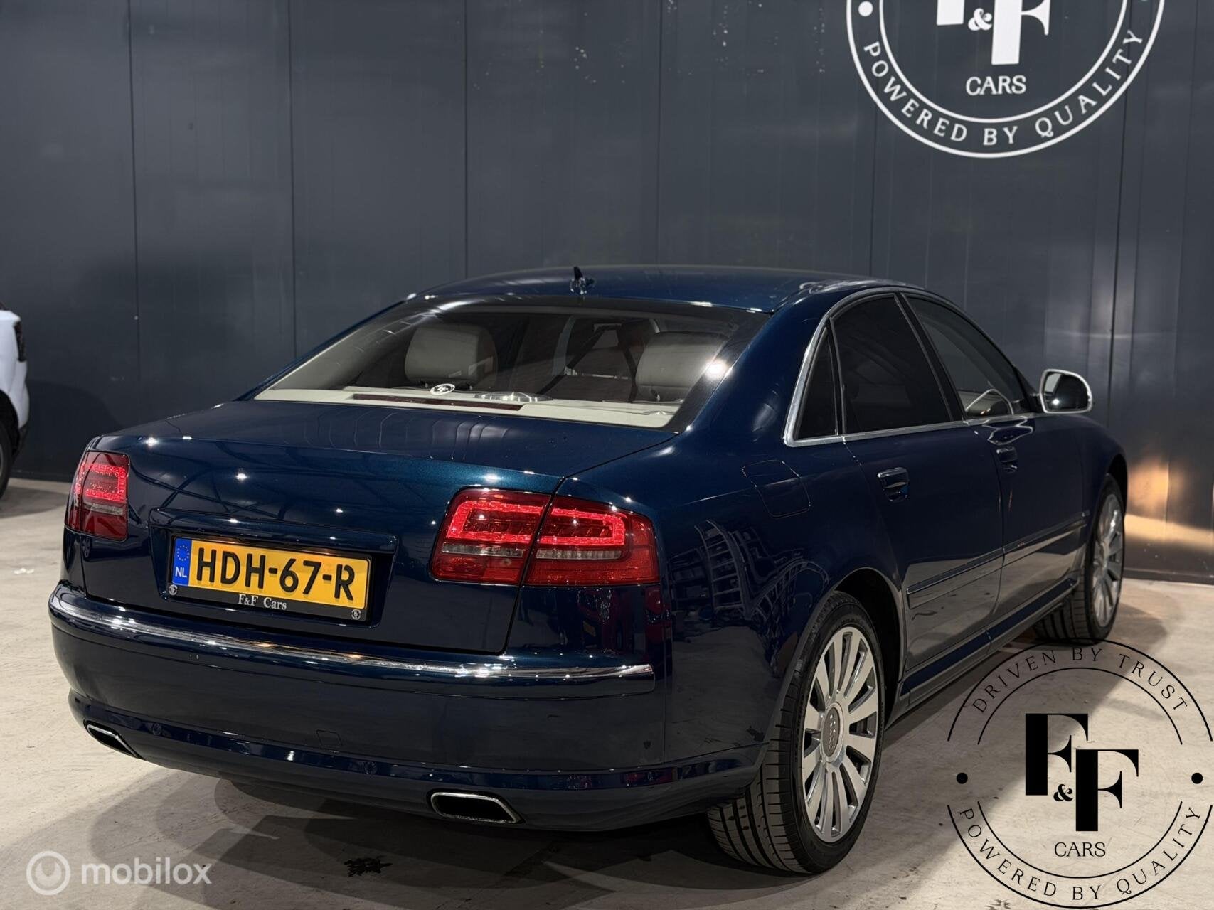 Audi A8 6.0 W12 q. Pro Line+ | 451pk, Auto's, Audi, Automaat, 1935 kg, Gebruikt, Beige