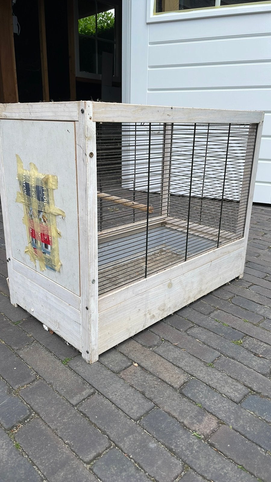 Dieren kooi, Ophalen, Zo goed als nieuw, Hout, Vogelkooi
