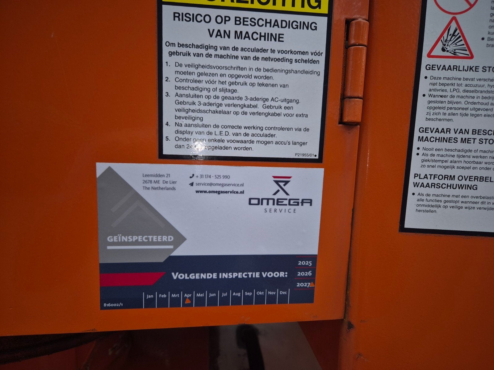 Tka niftylift hr 12 hoogwerker, Ophalen
