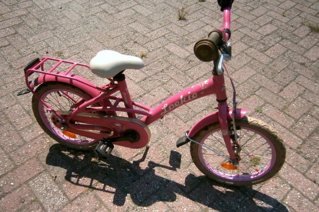 16" kinderfiets, Ophalen, Terugtraprem, Loekie, 16 tot 20 inch