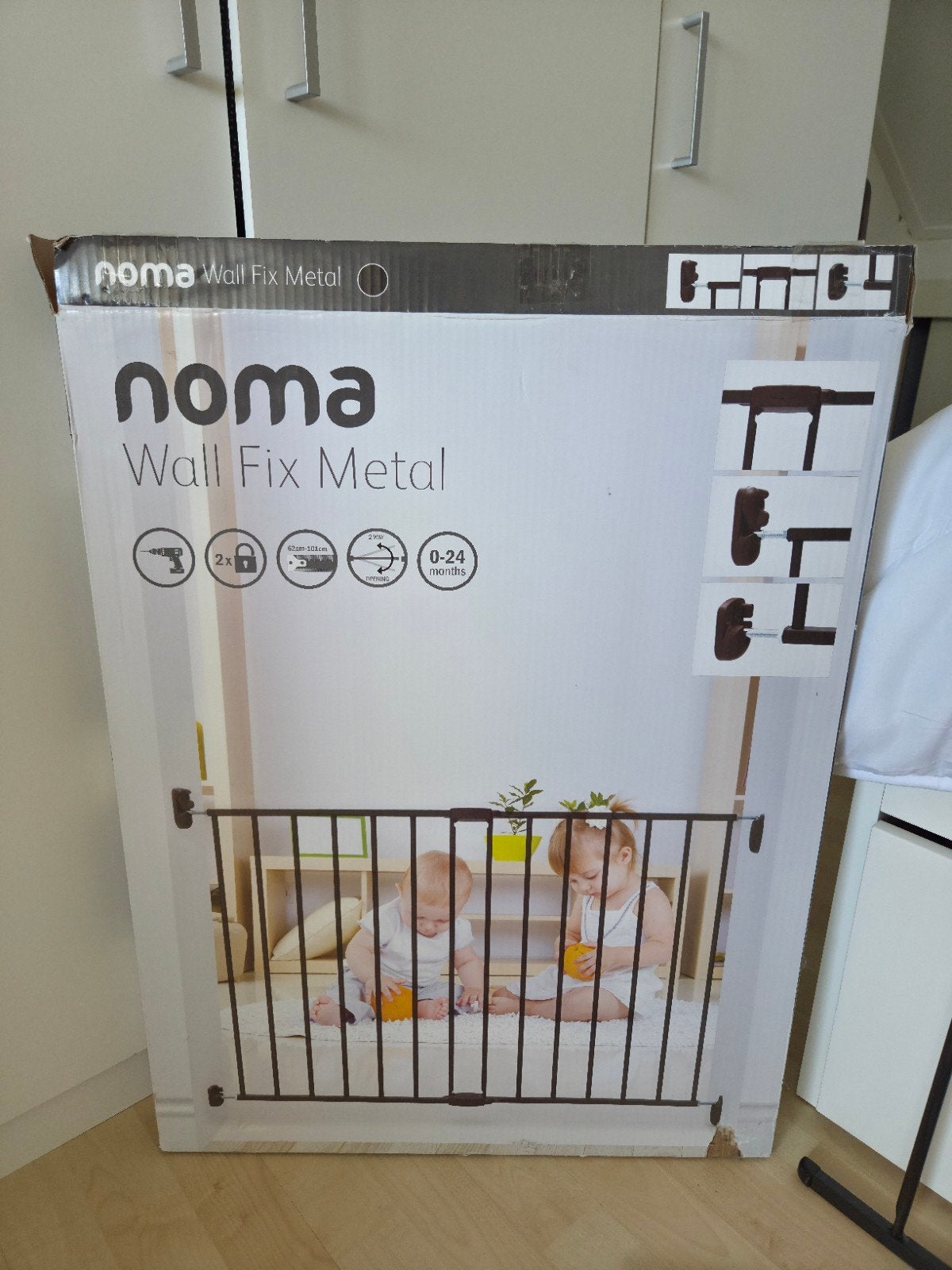 Noma traphekje (ongebruikt), Kinderen en Baby's, Traphekjes, Ophalen, Nieuw, 100 tot 115 cm, Metaal of IJzer