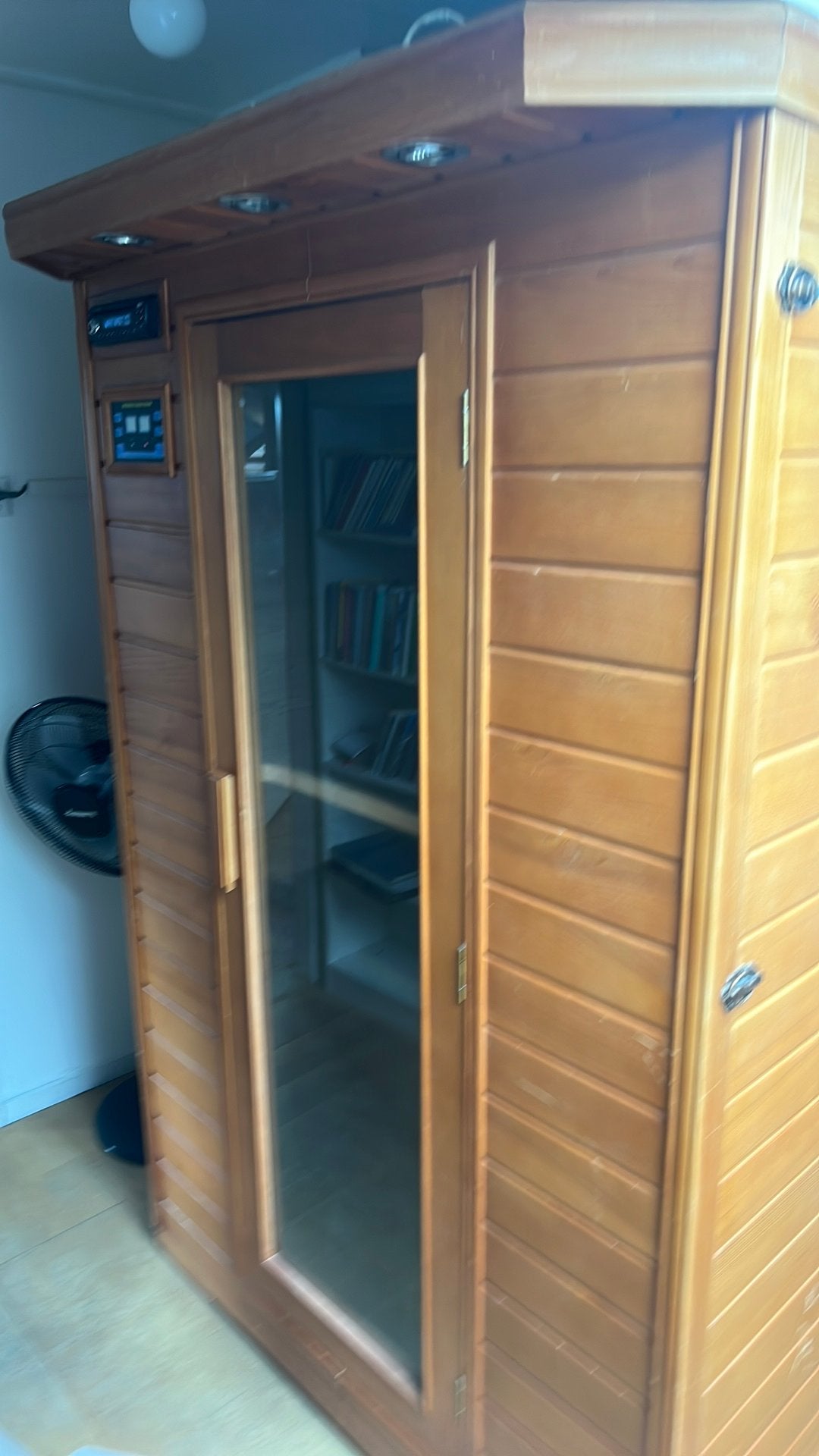 Infrarood sauna cabine, Ophalen, Zo goed als nieuw, Complete sauna