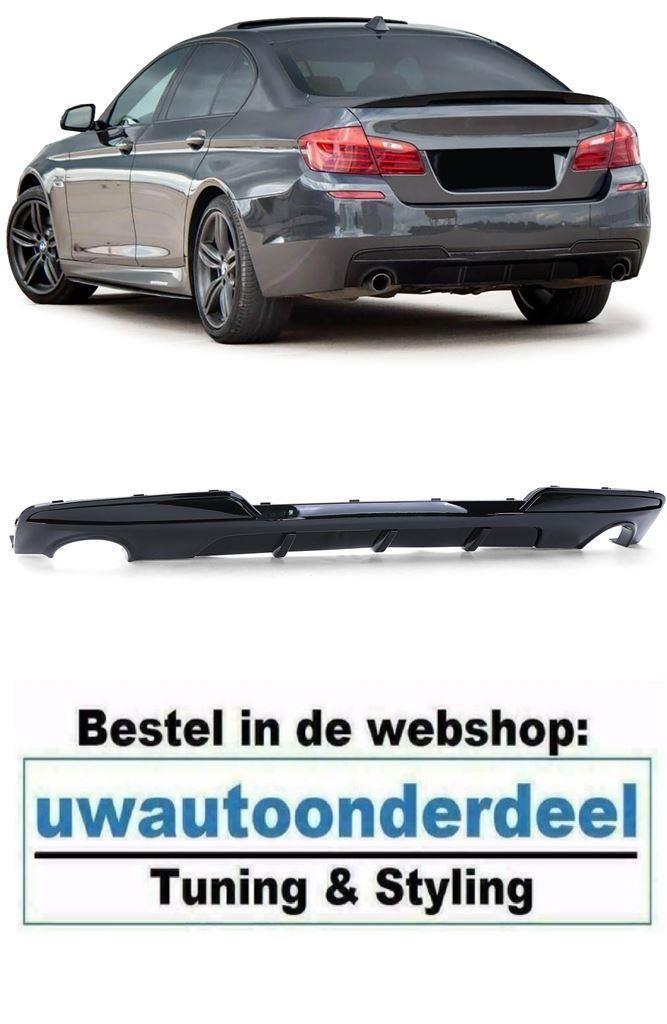 Diffuser Glans Zwart Uitlaat L+R Voor Bmw 5 serie F10 535i M