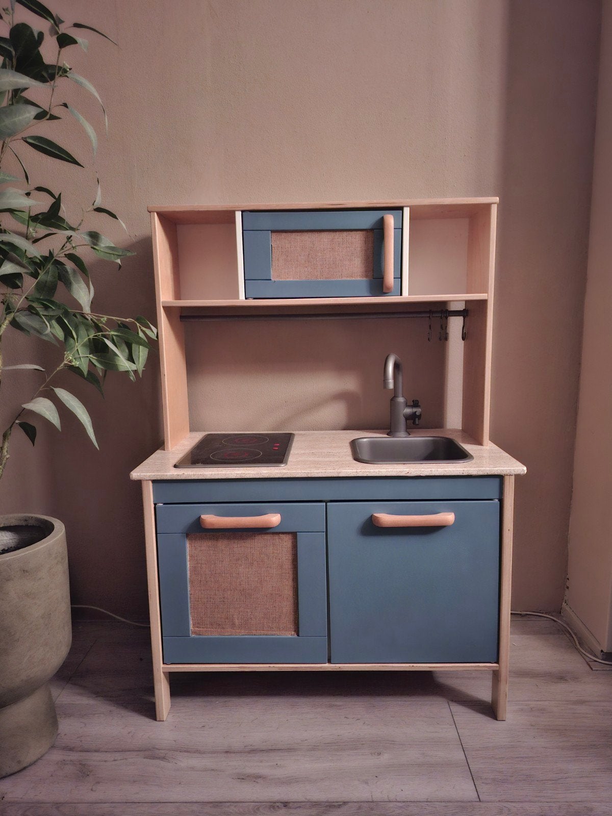 IKEA Speelkeuken - Recent Gerestyled met Linnen Accent, Ophalen of Verzenden