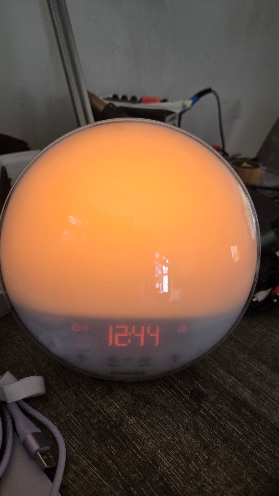 Philips  Wake Up Light HF3501, Ophalen of Verzenden, Zo goed als nieuw, Digitaal