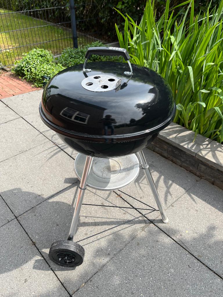 Barbecue Weber Compact Kettle 47 cm, Ophalen, Zo goed als nieuw, Weber