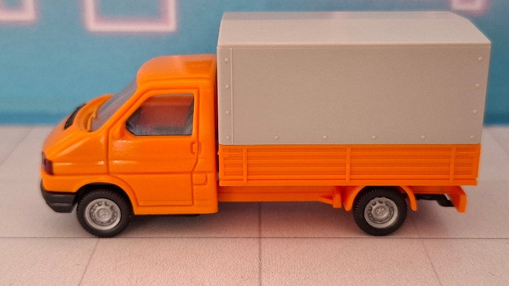 Wiking 1:87 Volkswagen T4 Pick-up met huif, Ophalen of Verzenden, Gebruikt, Auto, Wiking