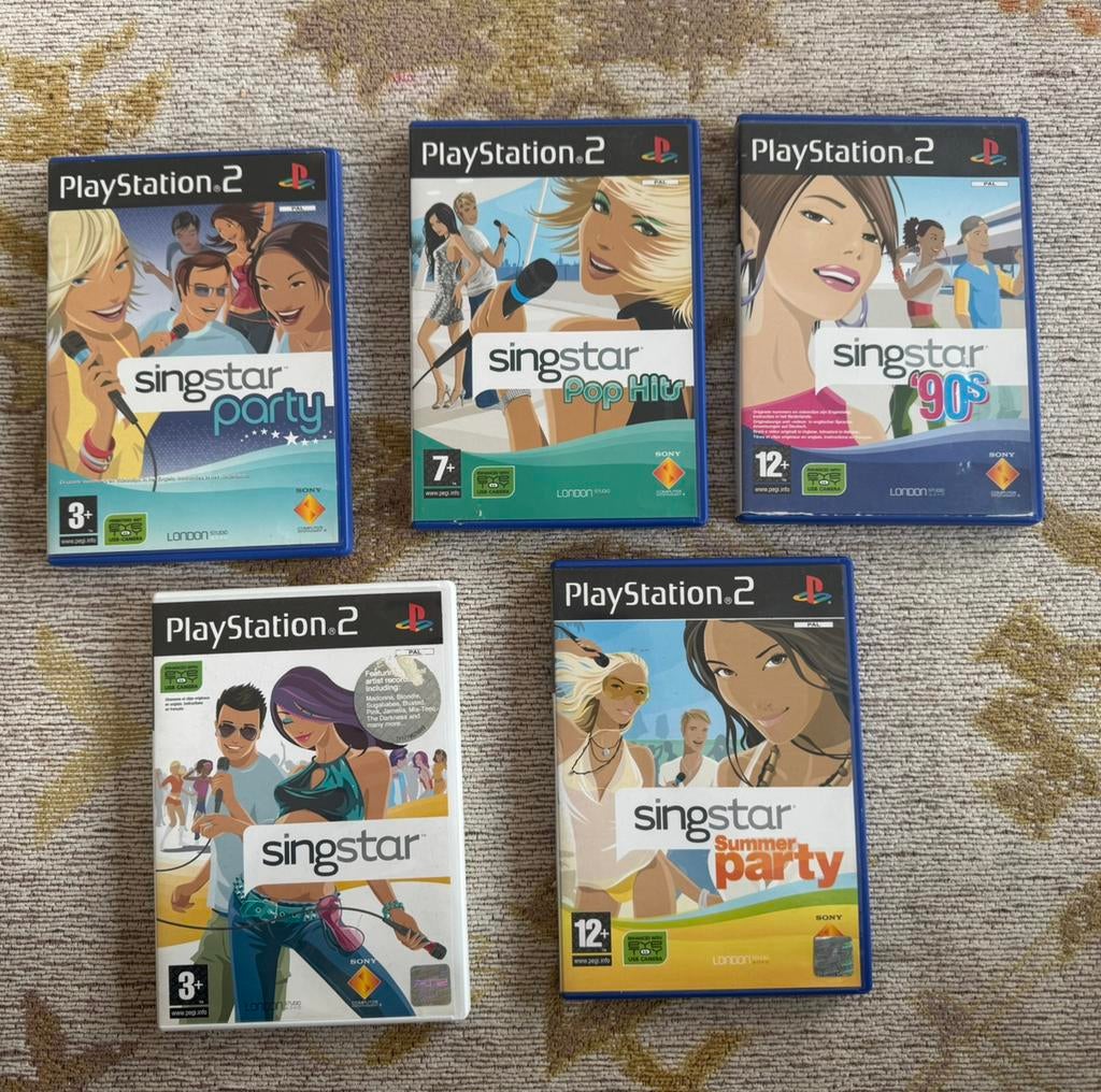 Singstar playstaion 2, Ophalen of Verzenden, Gebruikt, Slaapzak