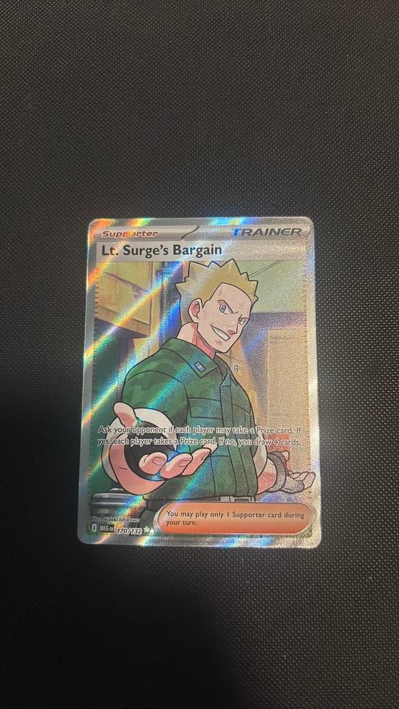 Lt surge’s bargain, Ophalen, Zo goed als nieuw
