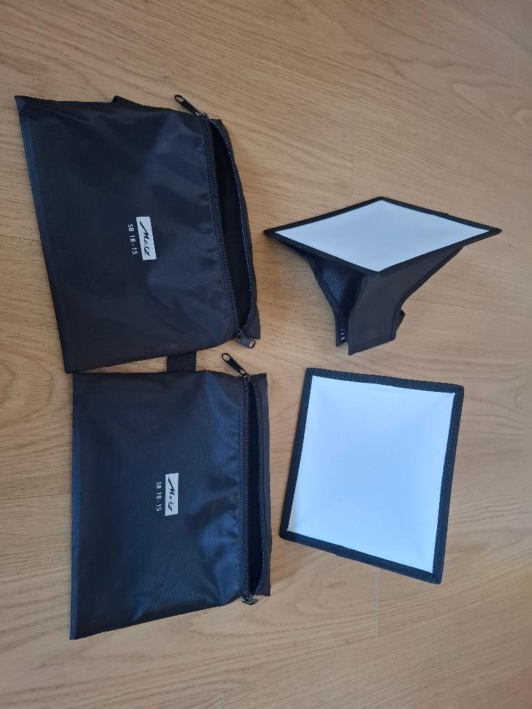 Metz Minisoftbox, Ophalen, Gebruikt, Overige typen