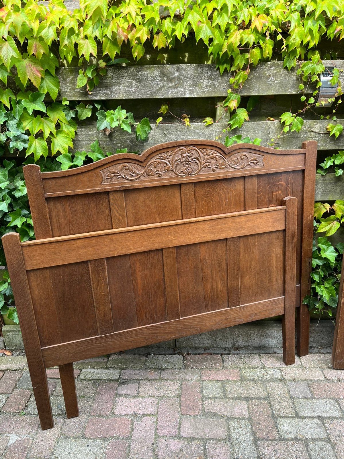Bed eiken, Antiek en Kunst, Ophalen