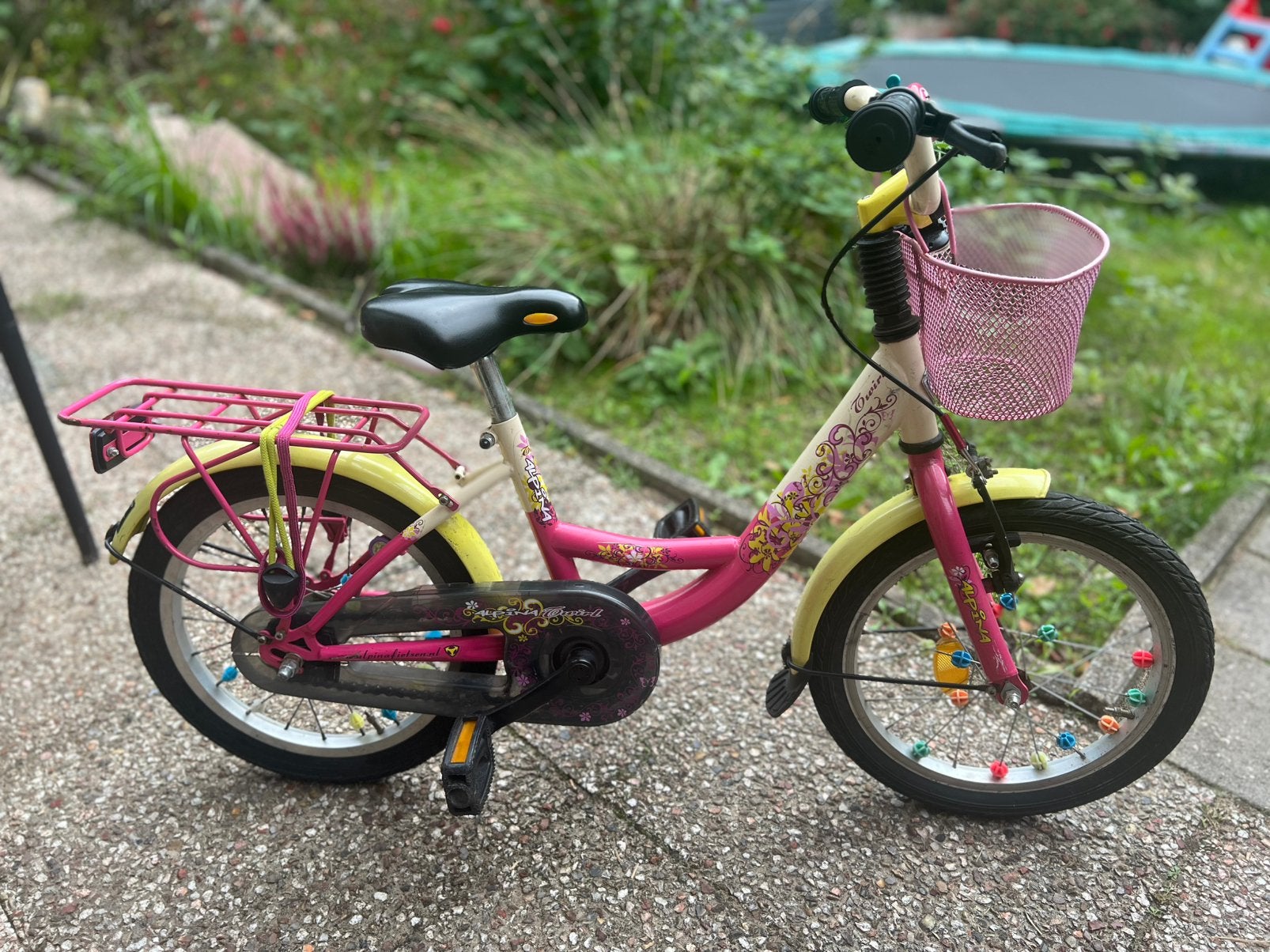 Kinderfiets Alpina twirl 16 inch, Ophalen, Gebruikt, 16 tot 20 inch