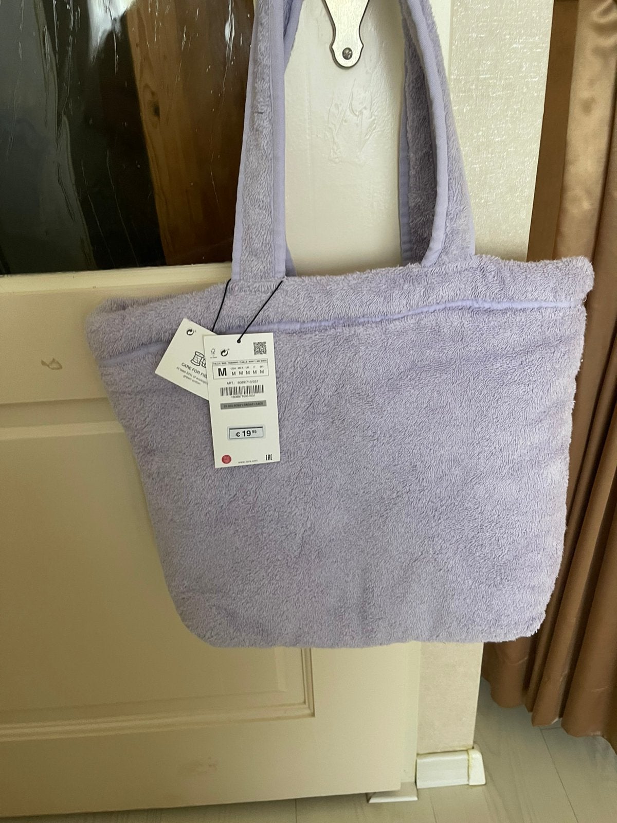 ZARA Mooie Badstof Schoudertas/Tas/Babytas Nieuw, Ophalen of Verzenden, Nieuw, Overige kleuren, Overige typen