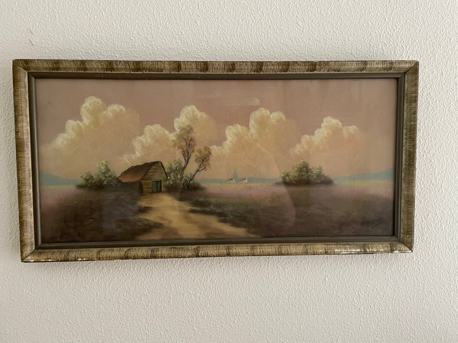 Twee pastel schilderijen gesigneerd Casper, Antiek en Kunst, Kunst | Schilderijen | Klassiek, Ophalen